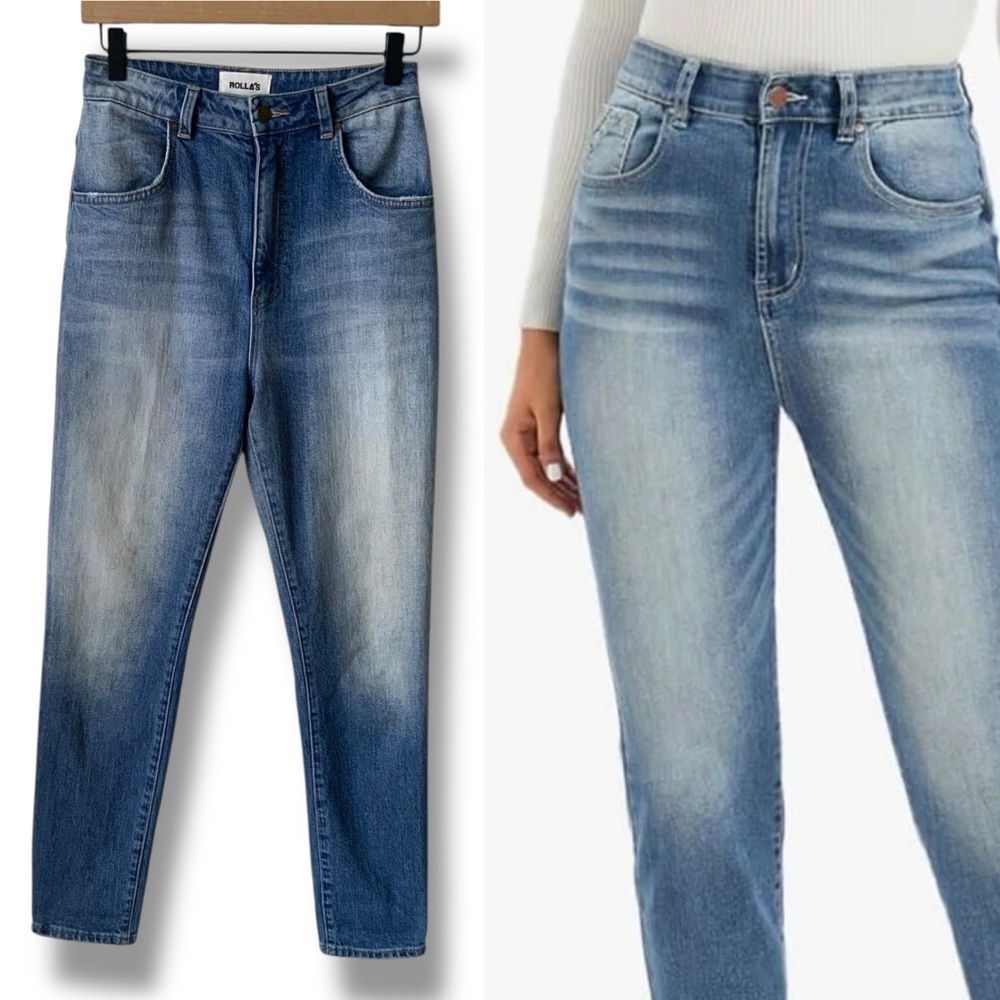 ROLLA'S Jeans Dusters High Rise Slim Blue Size 27